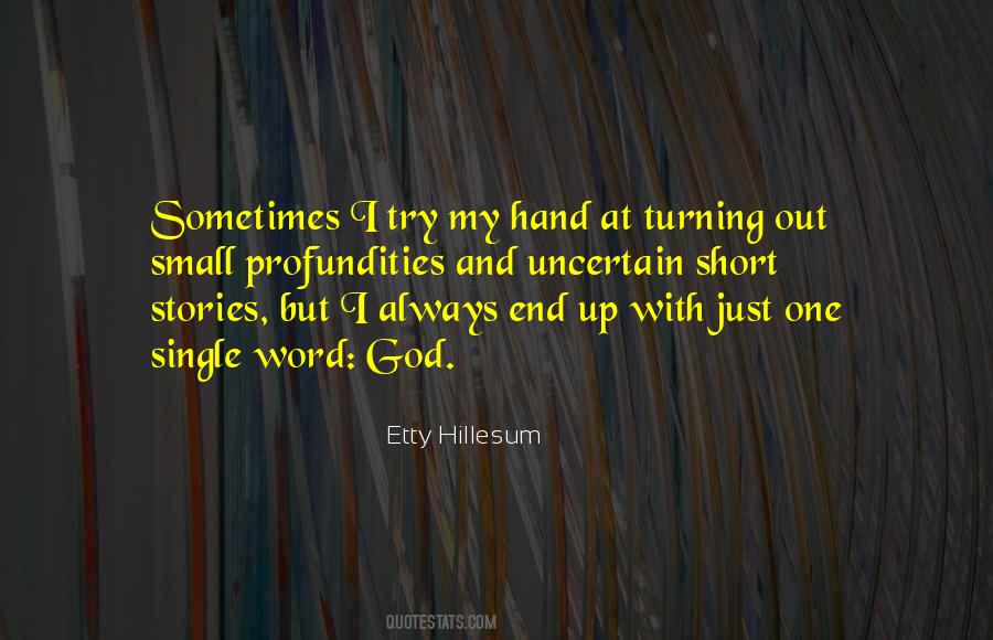 Single Small Quotes #1243053