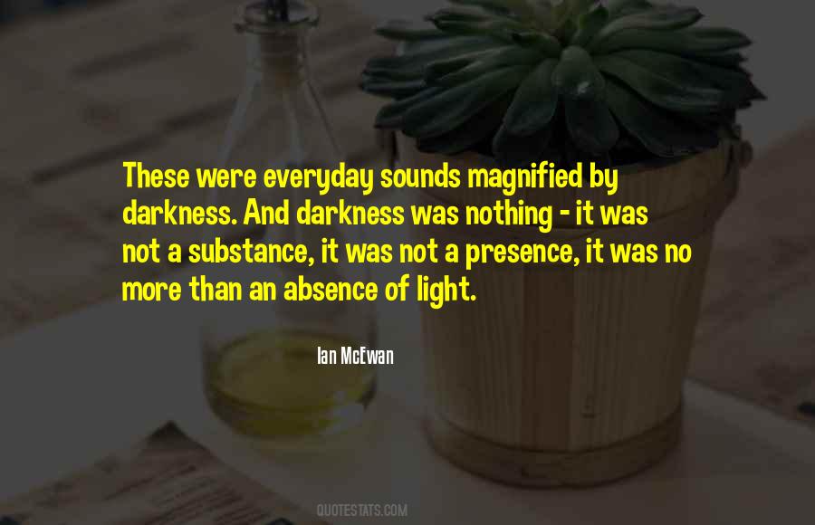 In The Absence Of Light Quotes #1213311