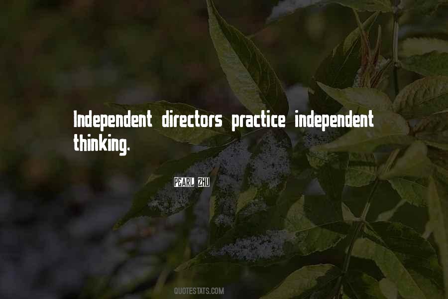 Quotes About Independent Thinking #1363878