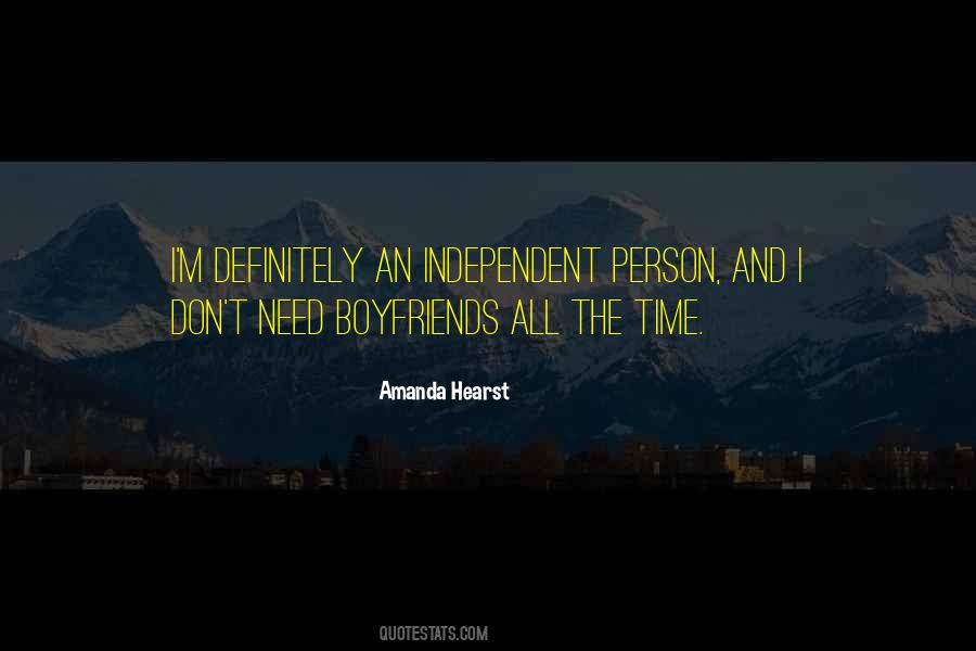 Quotes About Independent Person #1532542