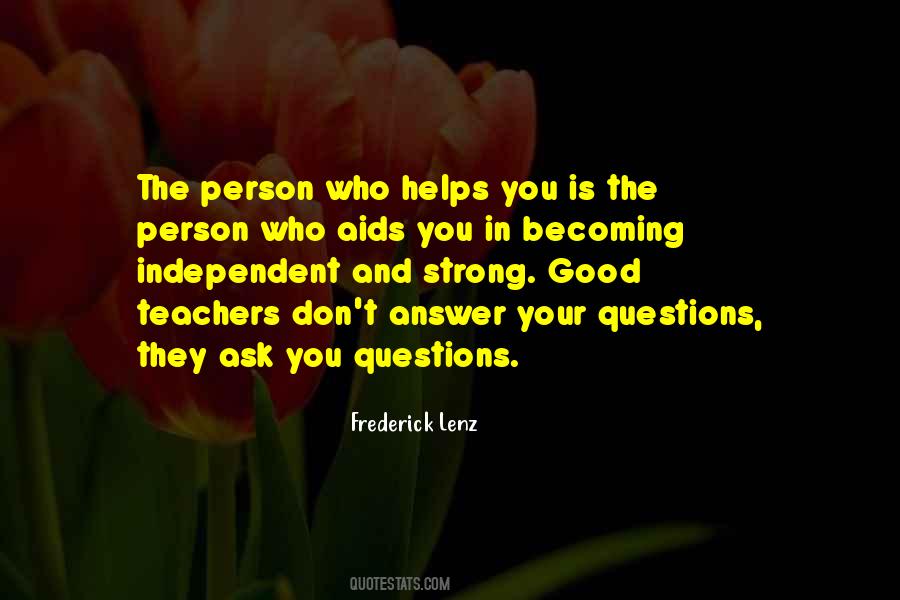 Quotes About Independent Person #965920