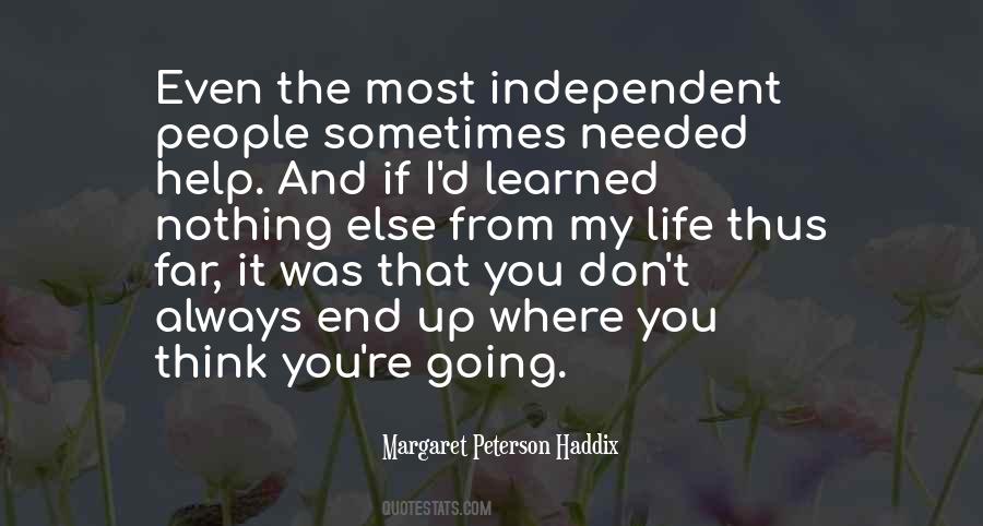 Quotes About Independent People #1819276