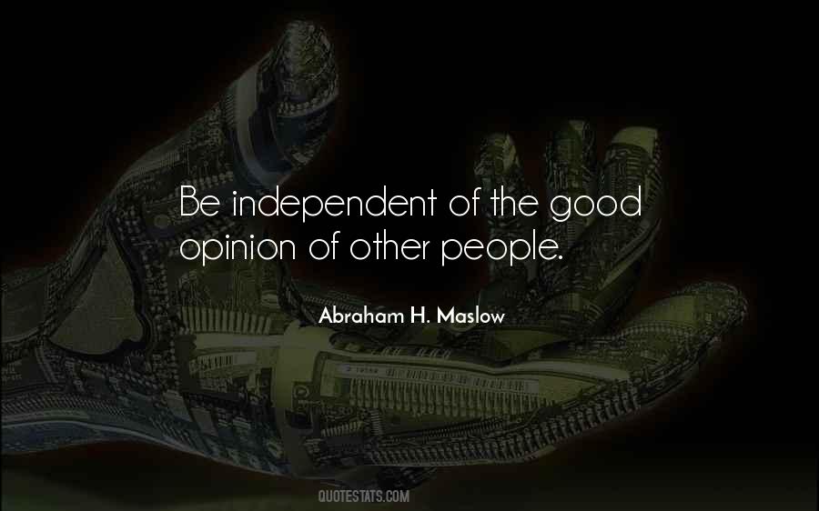 Quotes About Independent People #306222