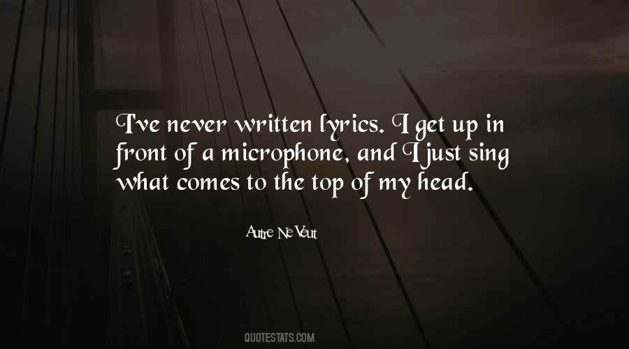 Just Sing Quotes #54211