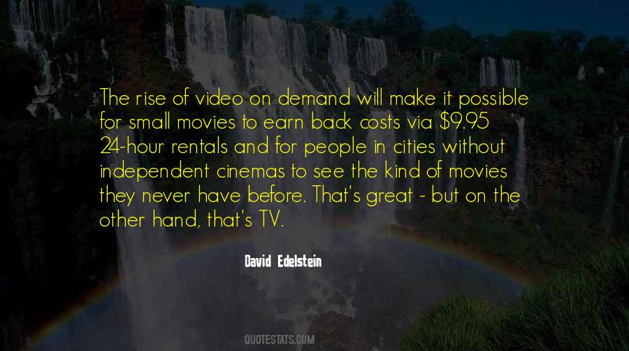 Quotes About Independent Movies #1874422