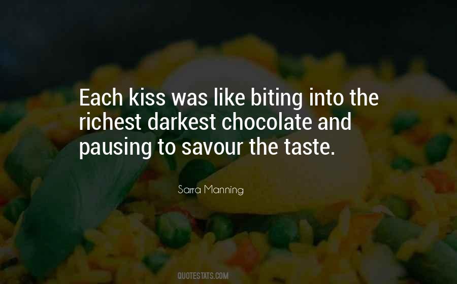 Kiss Taste Quotes #615892