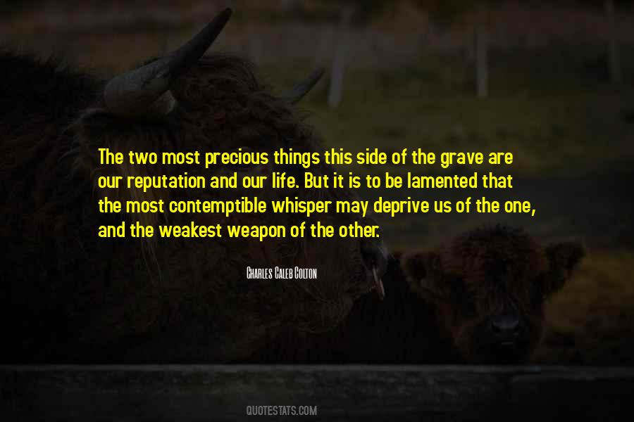 Most Precious One Quotes #1720363
