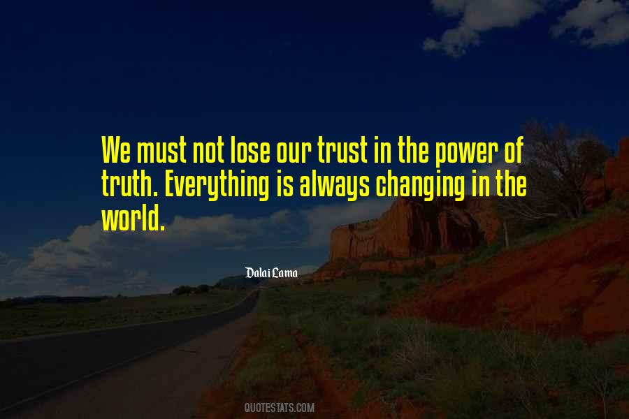 Lose Trust Quotes #1247938