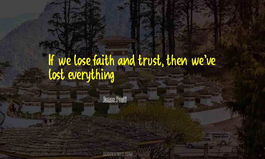 Lose Trust Quotes #1303316