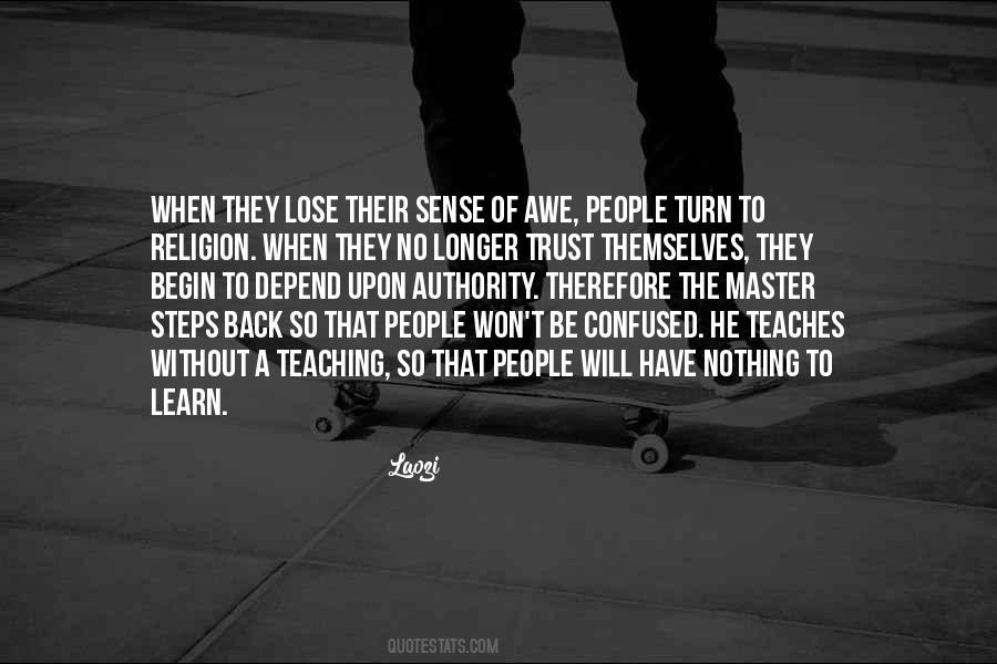 Lose Trust Quotes #1562977
