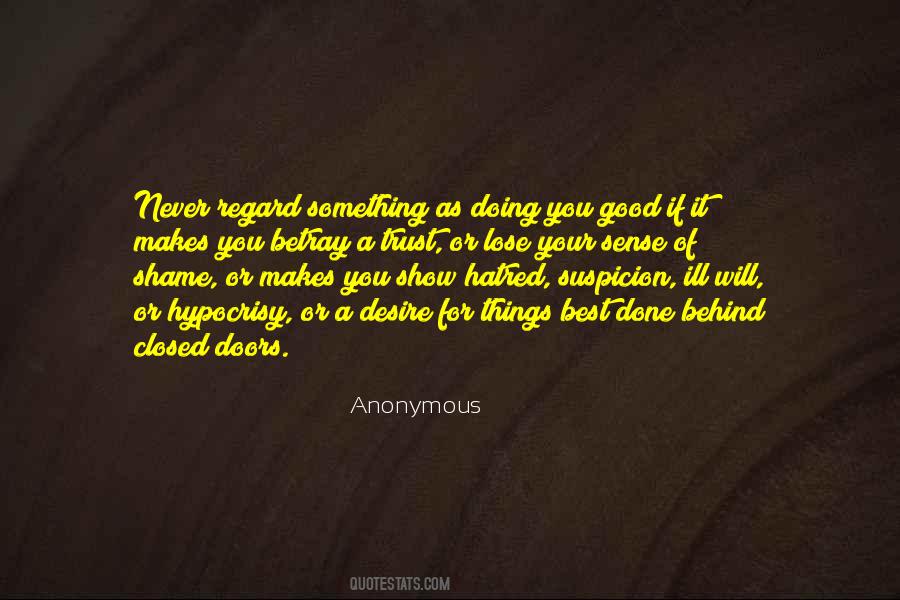 Lose Trust Quotes #389486
