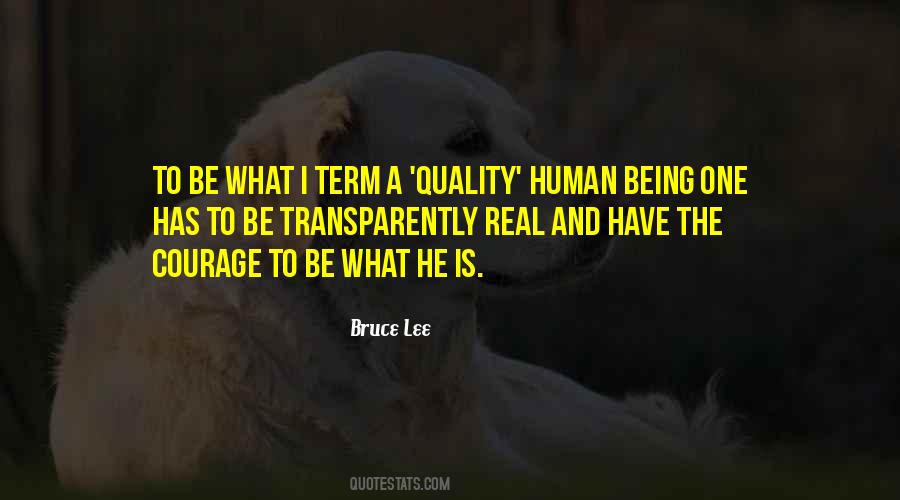 Real Courage Is Quotes #1837014