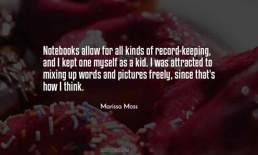 Quotes About Keeping Notebooks #7542