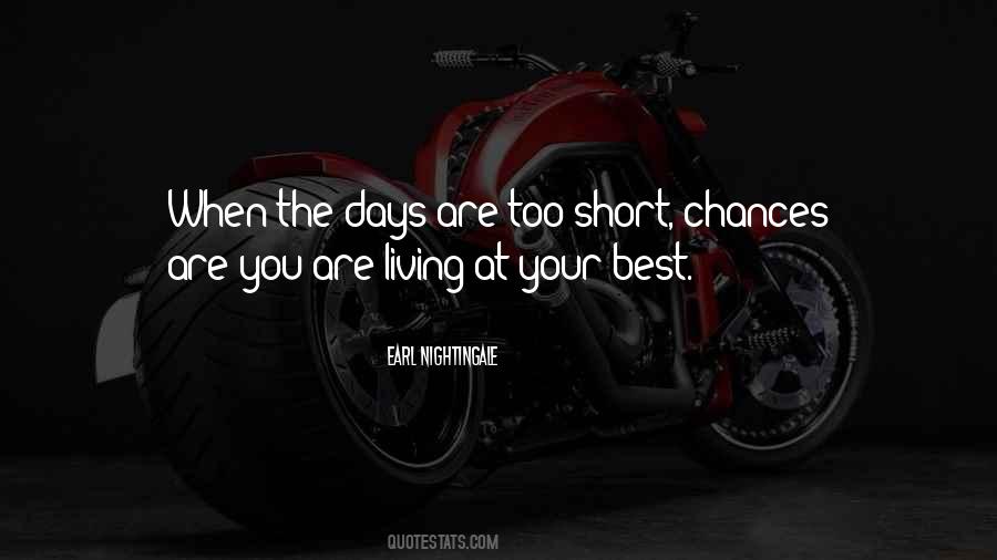 Short Living Quotes #1828275