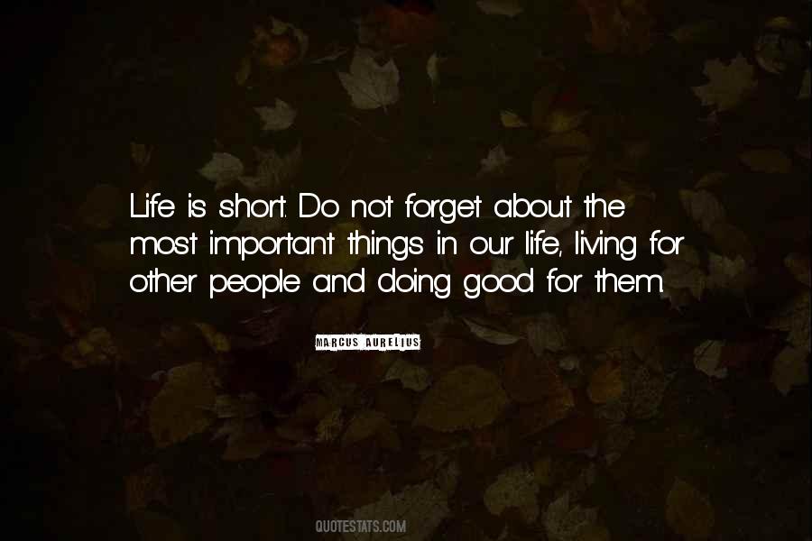 Short Living Quotes #823775