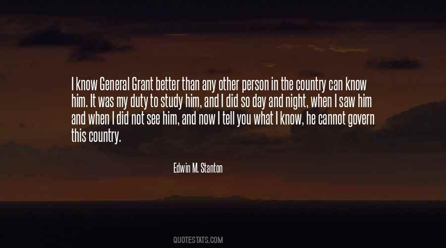 Edwin Stanton Quotes #97696