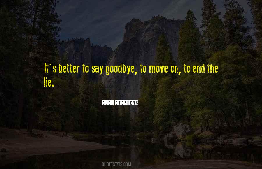 Better To Move On Quotes #1846846