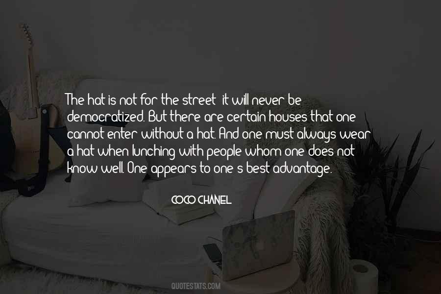 Wear The Hat Quotes #1600267