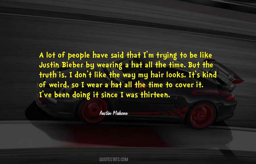 Wear The Hat Quotes #66944