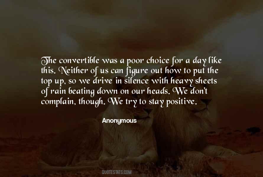 Rain Positive Quotes #638990