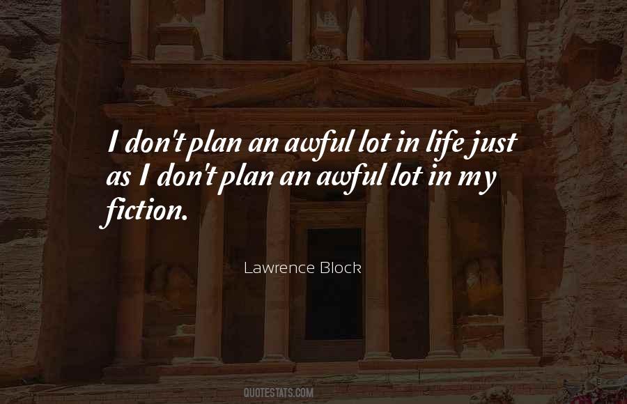 My Life Plan Quotes #1848201