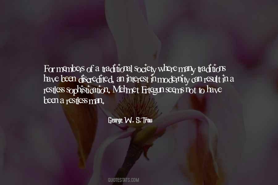 Traditional Man Quotes #659429