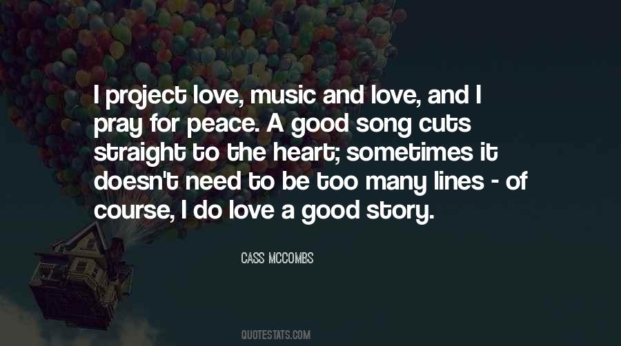 Good Love Song Quotes #1000085