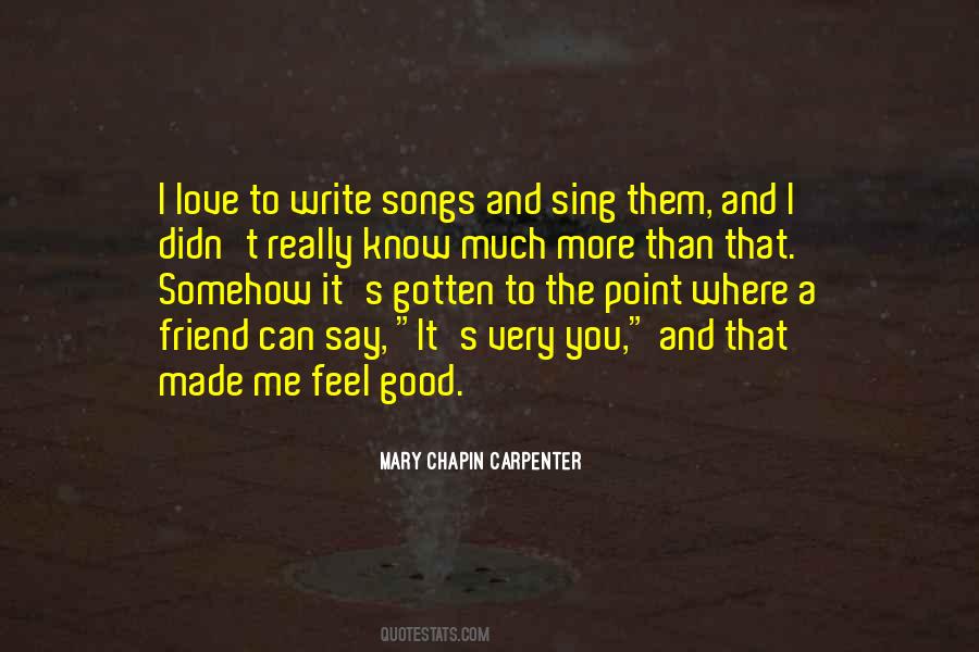 Good Love Song Quotes #280194