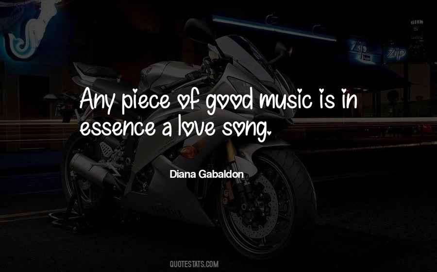 Good Love Song Quotes #416085