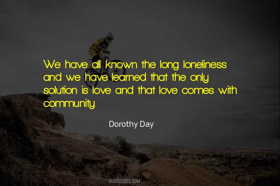 Love Is The Only Solution Quotes #172817