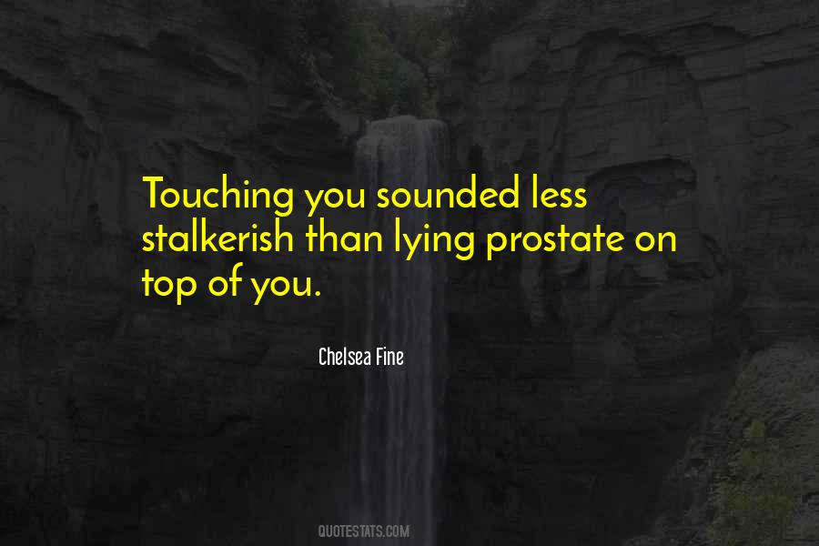 Touching Myself Quotes #53057