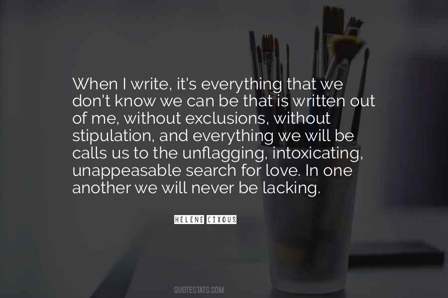 Never Lacking Quotes #1569229