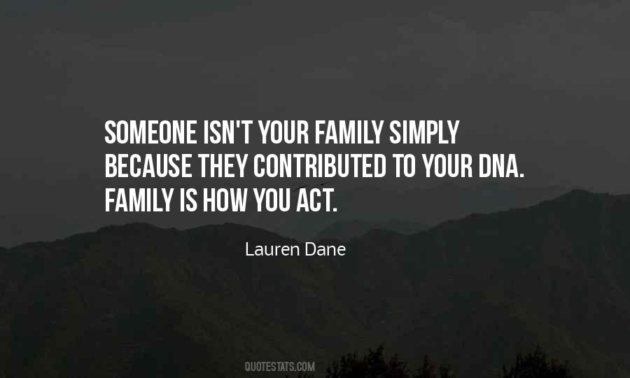 Family Dna Quotes #957011