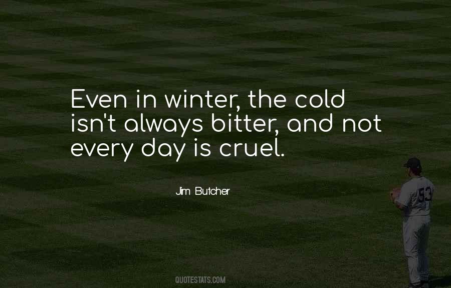 Bitter Cold Winter Quotes #1412759