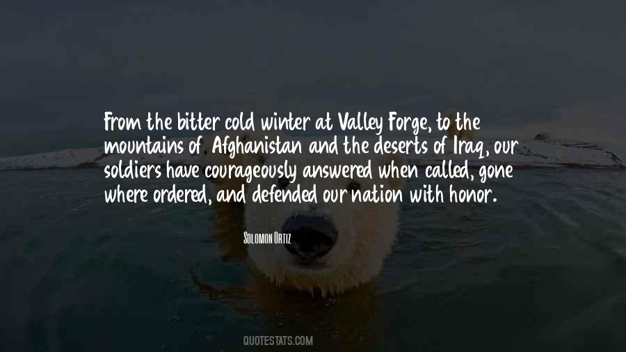Bitter Cold Winter Quotes #995425