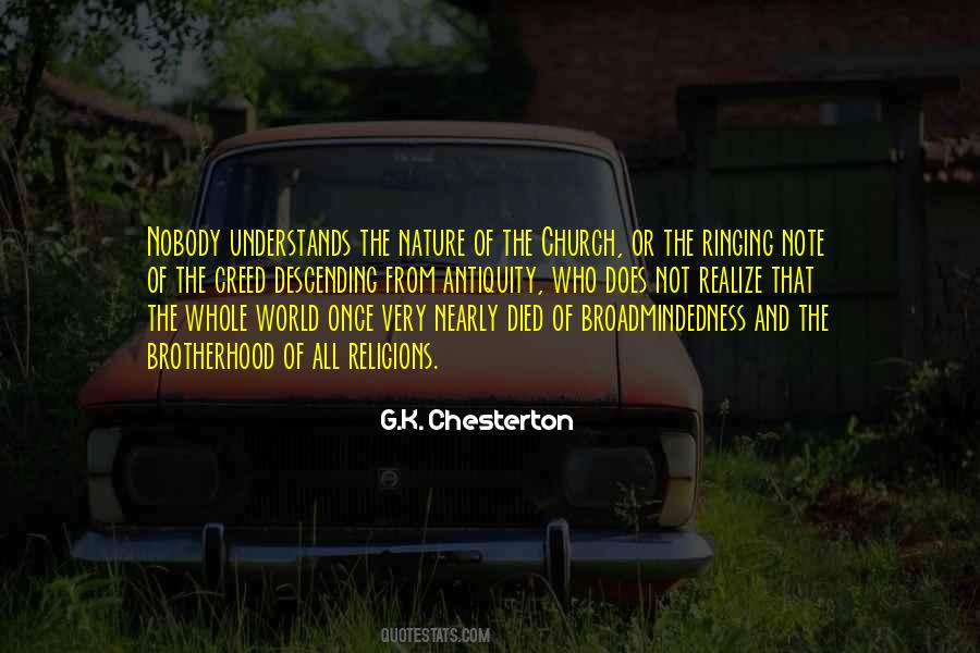 Nature Church Quotes #1278942