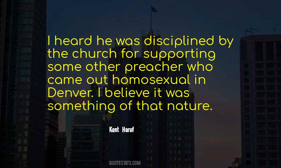 Nature Church Quotes #895546