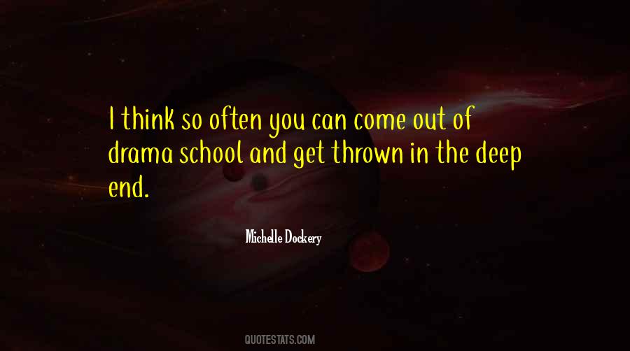 Thrown In The Deep End Quotes #1669401
