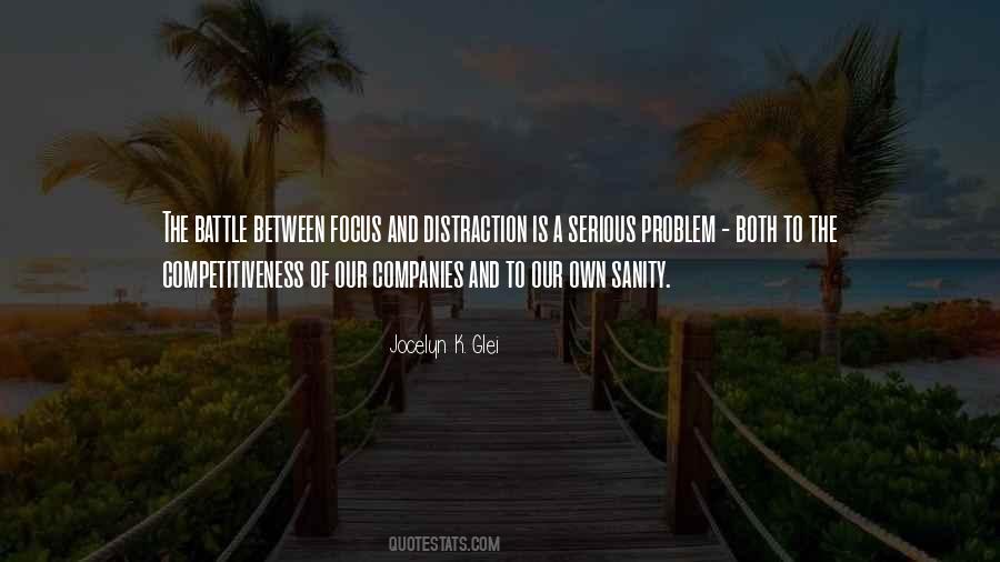 Focus And Distraction Quotes #1433323