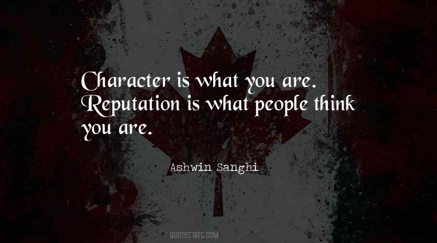 Character Leadership Quotes #1434488