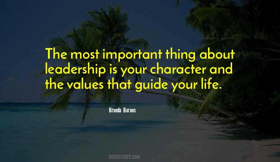 Character Leadership Quotes #1518515