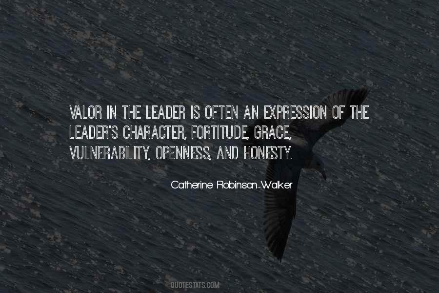 Character Leadership Quotes #1586916