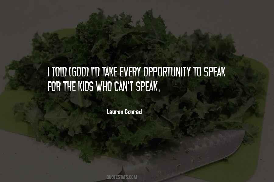 Take Opportunity Quotes #146214