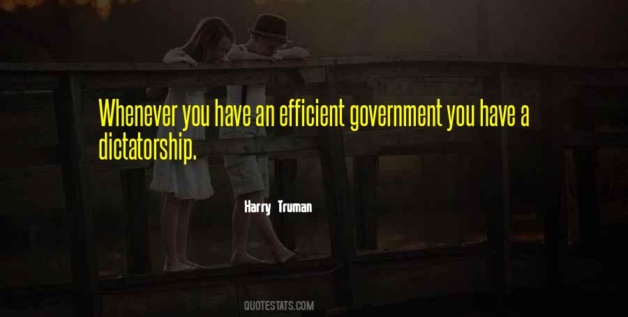 Efficient Government Quotes #1545650