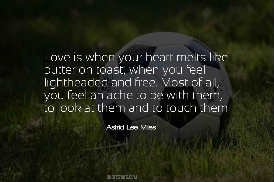 Feel Free In Love Quotes #900965