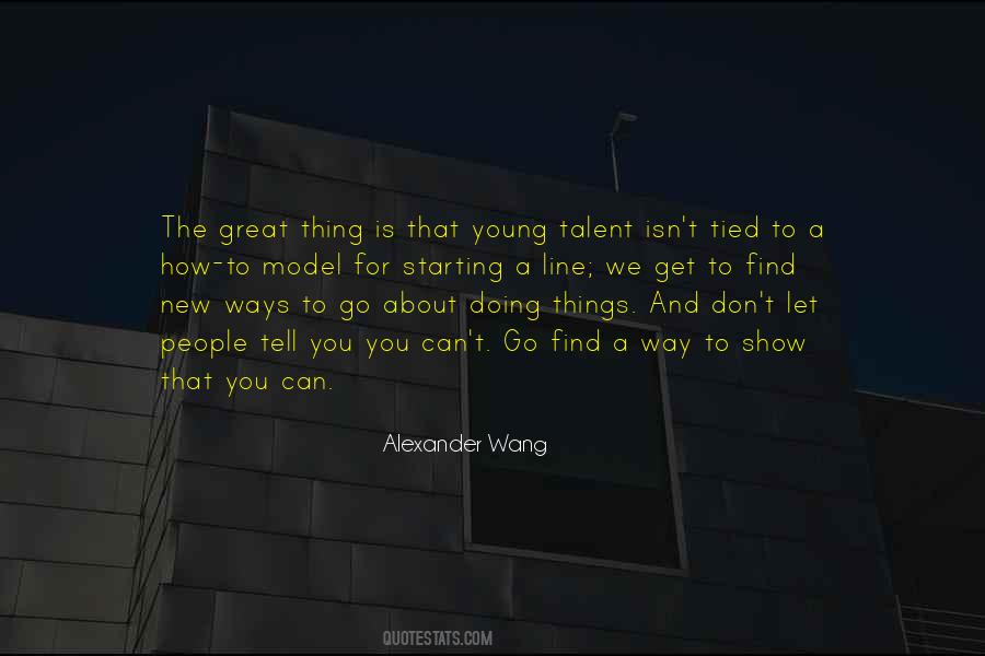 Starting Young Quotes #1068010