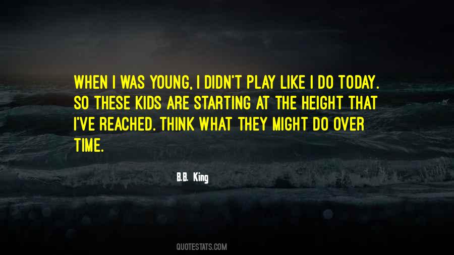 Starting Young Quotes #78876