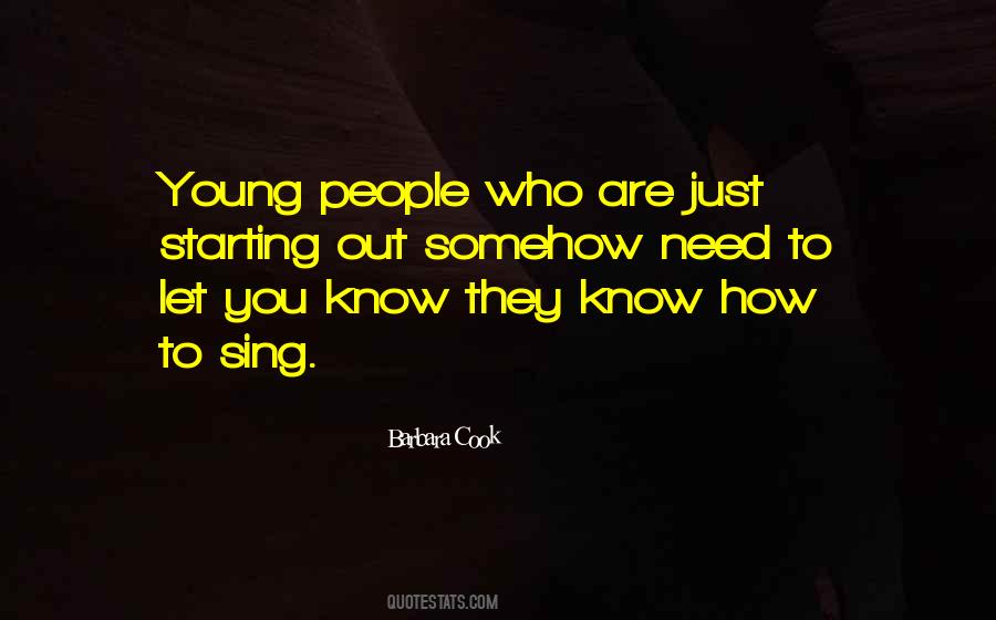 Starting Young Quotes #820912