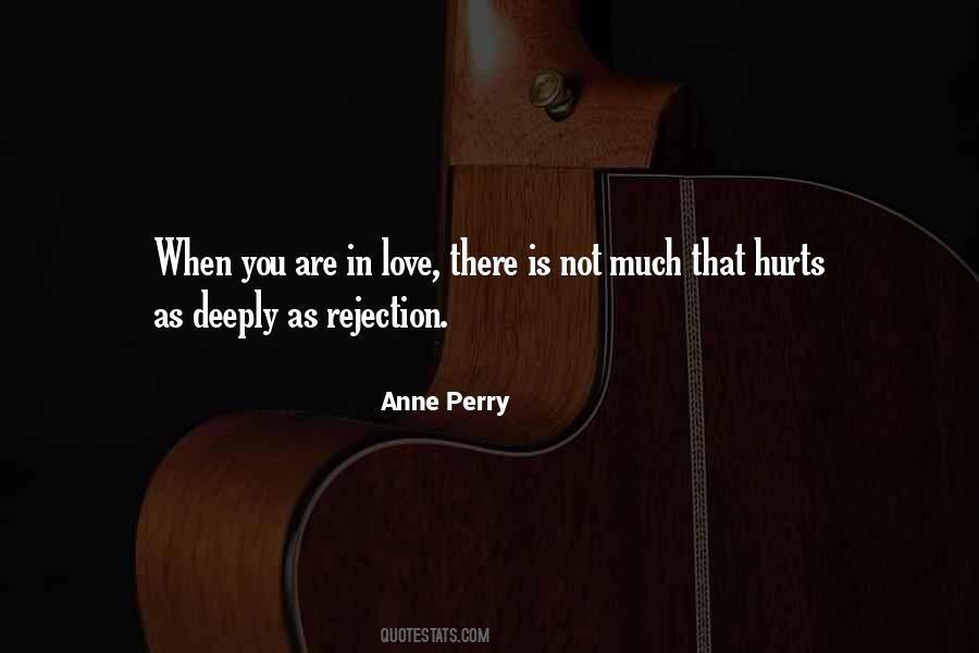 Rejection Hurts Quotes #1507706