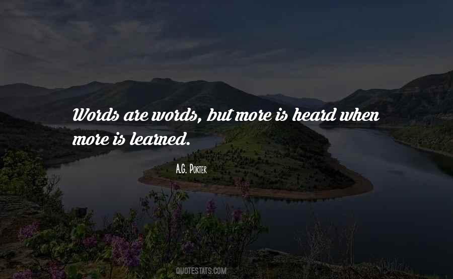 Words Are Words Quotes #707780